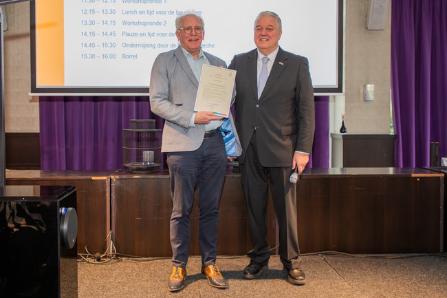 Jan van der Kamp benoemd tot Lid van Verdienste