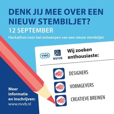 Denk mee over een nieuw stembiljet!